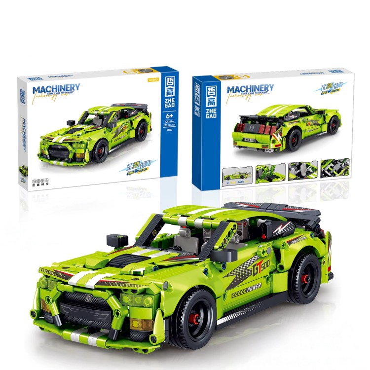 Klocki Auto Zielone