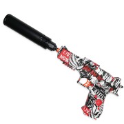 Pistolet Na Kulki Czerwono Biały