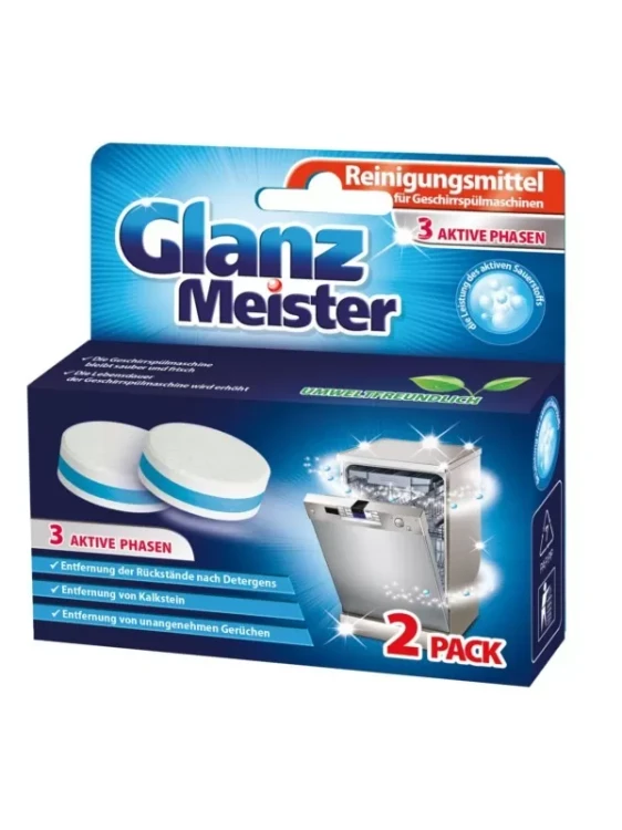 GlanzMeister czyścik do zmywarki tabletka 2 szt. 80g