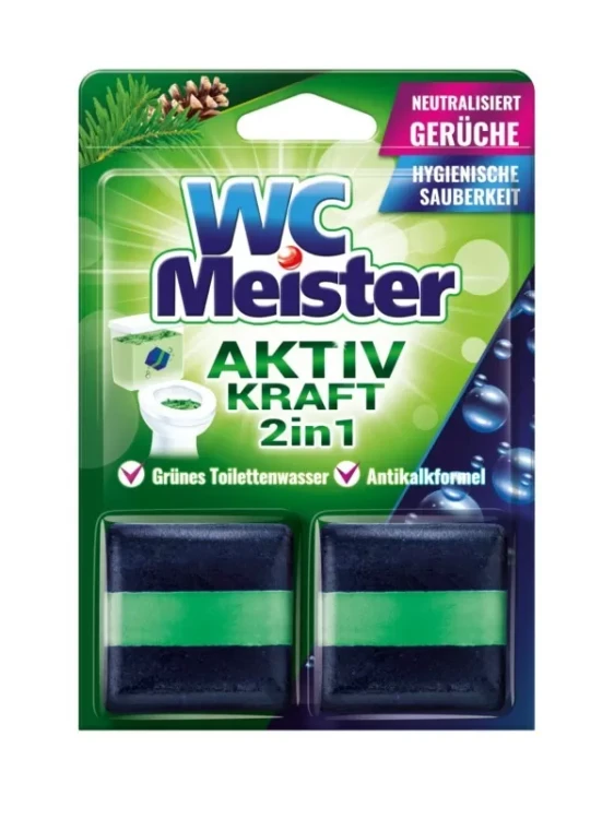 WC Meister kostka barwiąca do spłuczki 2x50 g Las