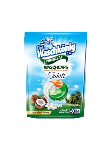 Waschkonig kapsułki do prania 50 szt. Tahiti Universal