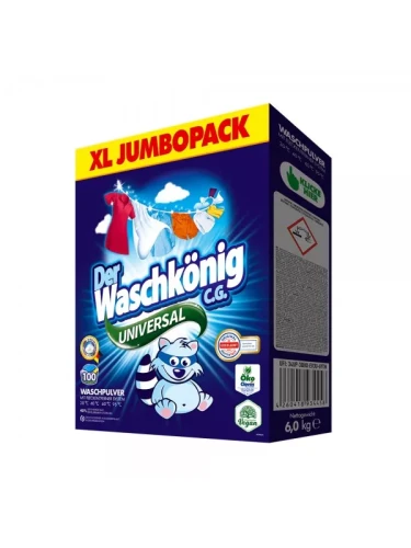 Waschkonig Proszek do prania 6 kg Universal karton 100WL