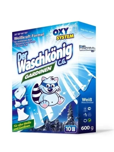 Waschkonig proszek do prania 600g Gardinen