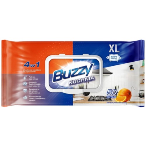 Buzzy chusteczki do kuchni 50 szt orange