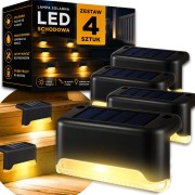 4x Lampa Solarna na Schody