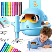 Robot Rysujący dla Dzieci Inteligentny Interaktywny Zestaw 100 Kart Markery