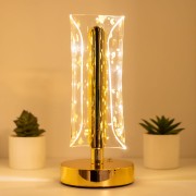 Lampka Dekoracyjna LED Płatki Złota