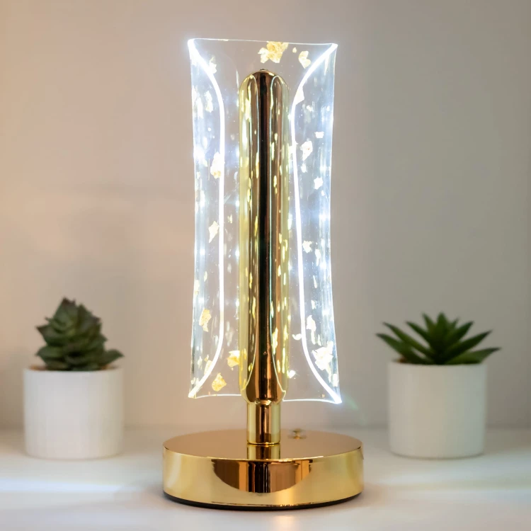 Lampka Dekoracyjna LED Płatki Złota
