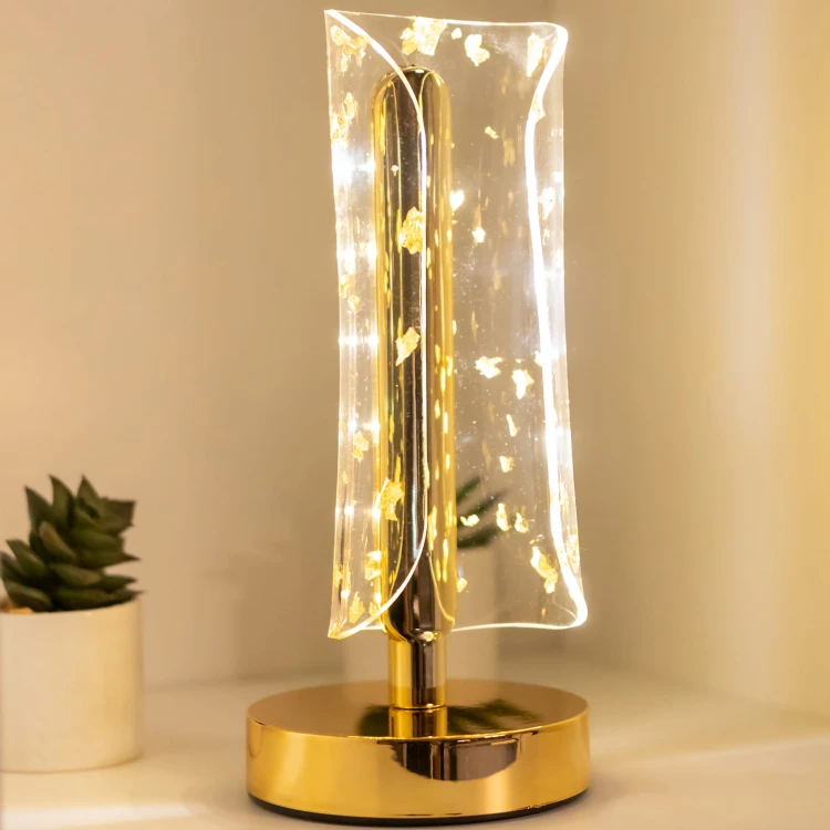 Lampka Dekoracyjna LED Płatki Złota