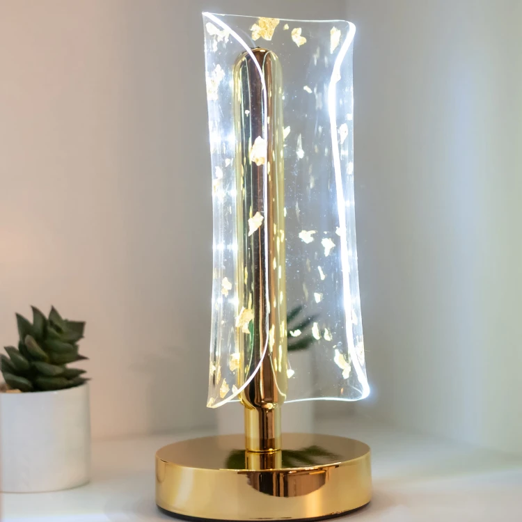 Lampka Dekoracyjna LED Płatki Złota